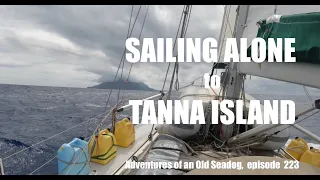 Sailing alone to Tanna Island