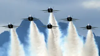 U.S. Navy Blue Angels Arrival for the Atlanta Air Show