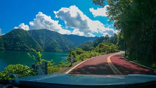 A virtual trip to OKUTAMA Lake by car/Japan countryside【Virtual drive tour of Japan】(奥多摩湖) 4K Travel