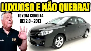 TOYOTA COROLLA XEI 2013 - O CARRO que NUNCA DESVALORIZA! (Avaliação)