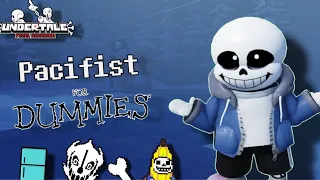 How to play Pacifist Sans - UNDERTALE FINAL SHOWDOWN - GUIDE