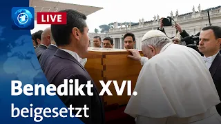 Sondersendung: Emeritierter Papst Benedikt XVI. beigesetzt