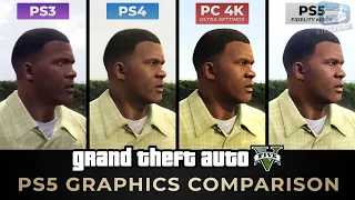 GTA 5 PS5 Comparison - PS5 / PC / PS4 / PS3