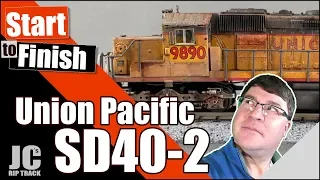 Re-numbering and Weathering a Union Pacific SD40-2