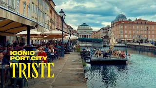 Warm Autumn in Trieste, Italy / Walking Tour - 4K