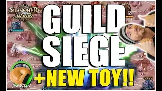 SUMMONERS WAR : Guild Siege First Battle, ToA, Arena, New Nat 5 Toy!!!