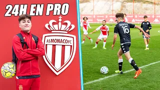 JE deviens FOOTBALLEUR PRO pendant 24H à l'AS MONACO ! 😲 (Kylian Mbappé à été formé ici !)