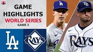 Los Angeles Dodgers vs. Tampa Bay Rays Game 3 Highlights | World Series (2020)