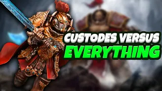 How Custodes Perform Into Every Faction - Warhammer 40K 10th Edition