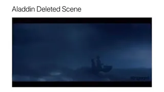 Deleted scene aladdin