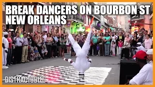 Break Dancers on Bourbon Street, New Orleans