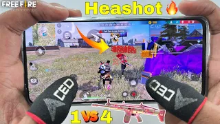 Poco x3 pro free fire gameplay test 2 finger handcam m1887 onetap headshot 120Hz display smoothaf