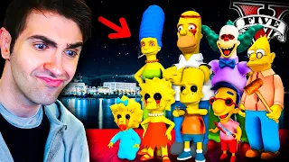 BUSCANDO a TODOS *LOS SIMPSONS* en GTA 5 !! 🍺🍩