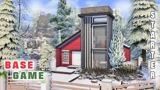 Starter Home (BASE GAME) - The Sims 4 Merry Christmas House 🎄🎅⭐