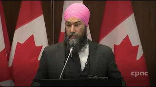 NDP Leader Jagmeet Singh addresses caucus – January 18, 2023