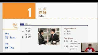 Review Belajar HSK 1 Chapter 1 dan 2