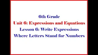 6 6 6 Illustrative Mathematics Grade 6 Unit 6 Lesson 6 Morgan