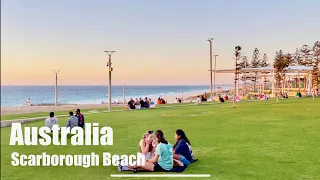 Australia: Perth Sunset walk | 4k Scarborough Beach walk | Western Australia: 4K walking Tour