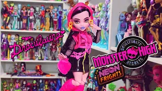 (Adult Collector) Monster High Skulltimate Secrets Neon Frights Draculaura Unboxing!