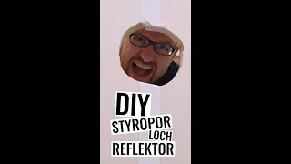 DIY Styropor-Lochreflektor! #shorts  📷 Krolop&Gerst