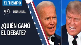 ¿Quién ganó y quién perdió en el debate entre Trump y Biden?