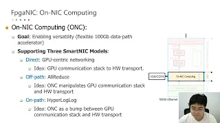 USENIX ATC '22 - FpgaNIC: An FPGA-based Versatile 100Gb SmartNIC for GPUs