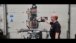 Bridgeport milling machine operation video