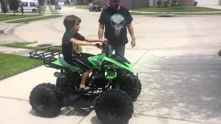Seth gets an ATV for his 10th birthday