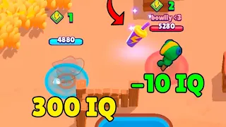 300 IQ vs -10 IQ ! Brawl Stars Wins & Fails #114