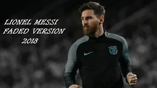 Lionel Messi faded version 2018