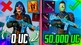 🤑 УДАЧНАЯ ПРОКАЧКА АККАУНТА на 50000 UC В PUBG MOBILE! ВЫБИЛ ВСЁ и ПРОКАЧАЛ M416 ЛЕДНИК ПУБГ МОБАЙЛ