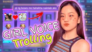 Nagpa-LOAD pa maka-DUO lang ako xD | MOBILE LEGENDS GIRL VOICE TROLLING | MLBB FAKE GIRL | CHIKSILOG