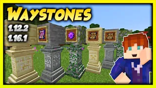 WAYSTONES MOD | TELEPORTS A PRECIO JUSTO - REVIEW Minecraft 1.12.2 / 1.16.5