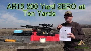 AR15 200 Yard ZERO at 10 Yards