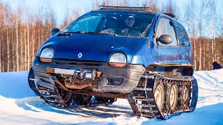 МАЛЫШ TWINGO НА ГУСЕНИЦАХ. ИСТОРИЯ ПРОВАЛА.