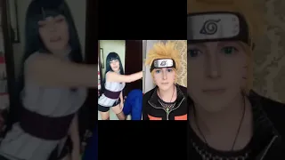 Naruto babando pela Hinata