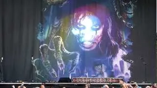 Alice Cooper intro and The Black Widow LIVE @ Skogsröjet 2012 in Sweden