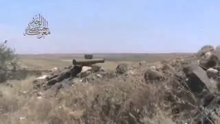 FSA Hits A T72 Tank With An ANTI TANK MISSILE