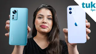 iPhone 12 vs Xiaomi 12 LITE qual é o MELHOR? comparativo