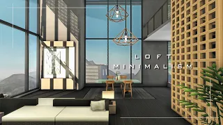 Minimalist Loft Apartment | The Sims 4 Speed Build | NO CC | Stop Motion | Dream Home Decorator