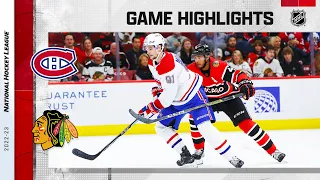 Canadiens @ Blackhawks 11/25 | NHL Highlights 2022