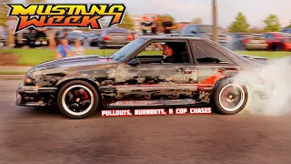 2020 Mustang Week Pullouts, Burnouts, & Cop Chases!!