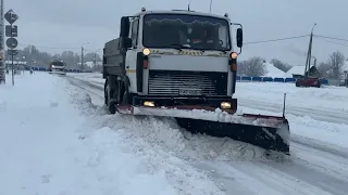 КЖЭУП. Уборка снега на дорогах Ельска