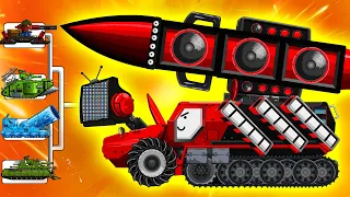 SPEAKER MAN TRUCK ROCKET Vs Monster Truck ! When a hunter gets hunted | Arena Tank Cartoon