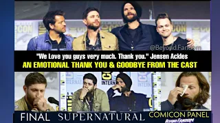 Supernatural Says Thank you and Goodbye on Their Final Comic Con San Diego