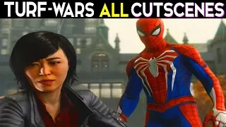 Spider-Man PS4 Turf Wars DLC - All CutScenes Movie + Ending (Spiderman 2018 DLC 2)