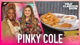 Kelly Clarkson Tries Slutty Vegan Food With Founder Pinky Cole