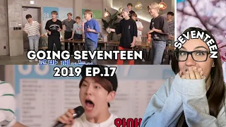 HOWW did they do this!! haha | GOING SEVENTEEN 2019 EP.17 노래방탈출 #1 (Escape Singing Room #1) Reaction