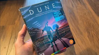 Dune 4k UltraHD Blu-ray Arrow steelbook collectors Limited edition unboxing