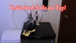 Unlimited Cold Carbonated Soda on Tap DIY Kegerator!
